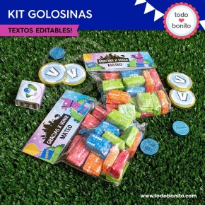 Fortnite: kit etiquetas de golosinas