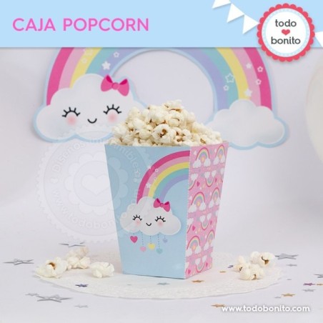 Lluvia de amor: cajita popcorn