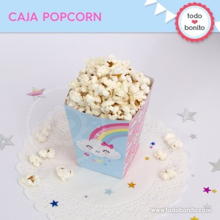 Lluvia de amor: cajita popcorn