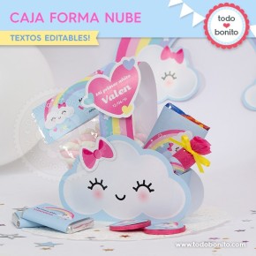 Lluvia de amor: cajita con forma