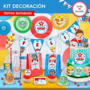 Paw-Patrol: kit imprimible...