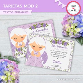 Shabby Chic Lila: estampita religiosa MOD 2