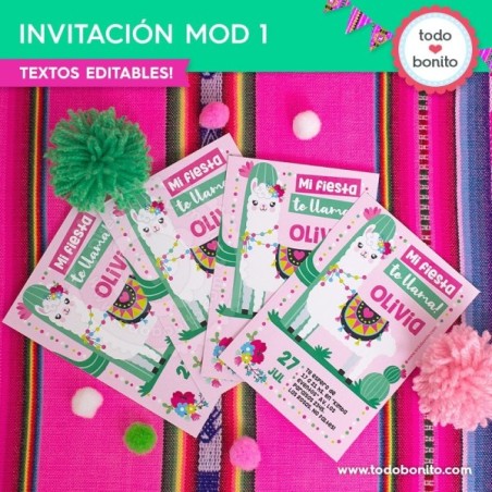 Llamas: invitación MOD 1