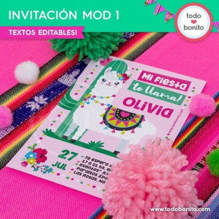 Llamas: invitación MOD 1