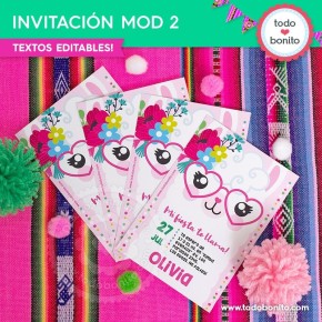 Llamas: invitación MOD 2