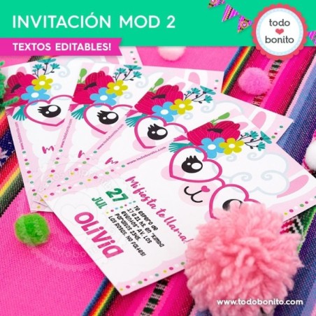 Llamas: invitación MOD 2