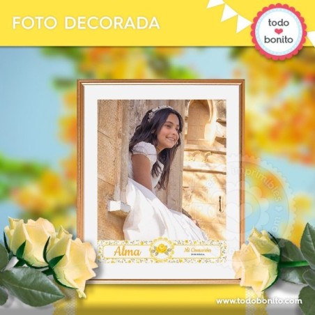 Shabby Chic Amarillo: foto decorada