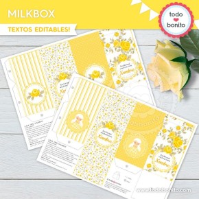 Shabby Chic Amarillo: cajitas milkbox