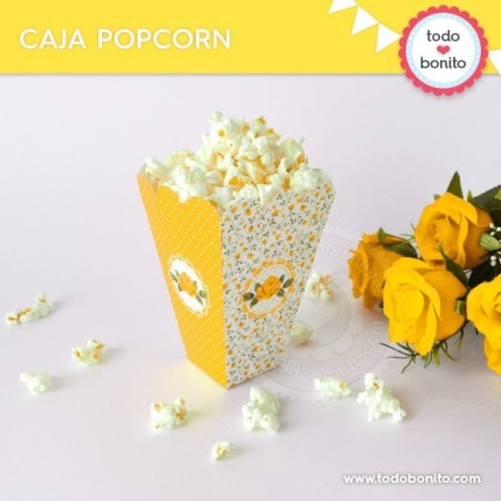 Shabby Chic Amarillo: cajita popcorn