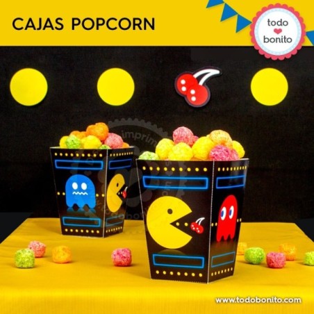 Pacman: cajita popcorn