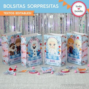 Frozen 2: bolsa sorpresita para imprimir