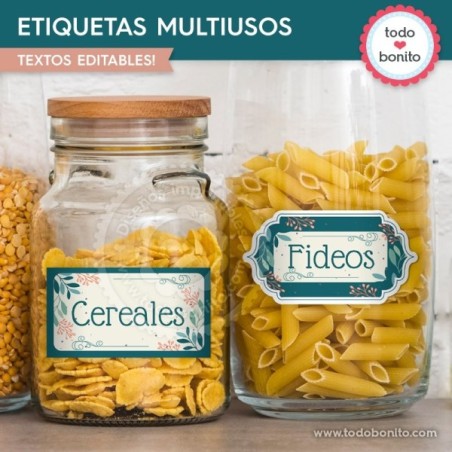 Vintage: etiquetas multiusos