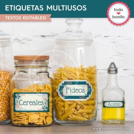 Vintage: etiquetas multiusos