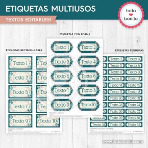 Vintage: etiquetas multiusos