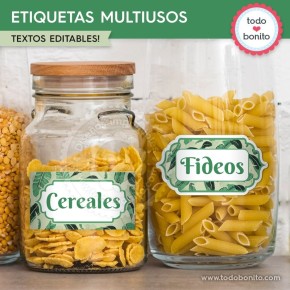 Follaje: etiquetas multiusos