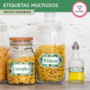 Follaje: etiquetas multiusos