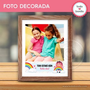 Nina todo estará bien: foto decorada