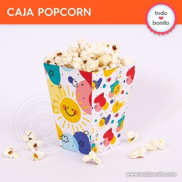 Infantil: cajita popcorn