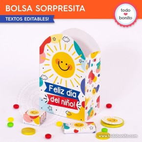 Infantil: bolsa sorpresita para imprimir