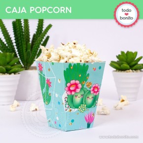 Cactus: cajita popcorn