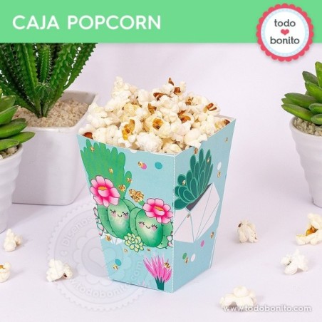 Cactus: cajita popcorn