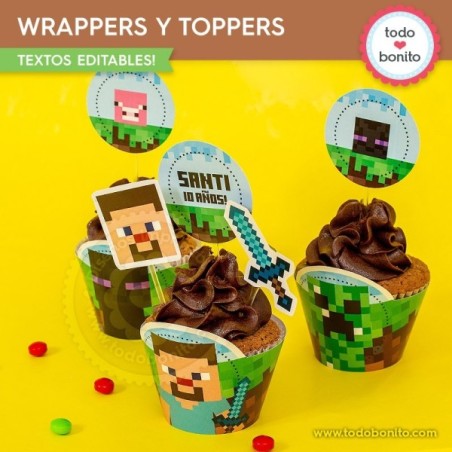 Minecraft: wrappers y toppers