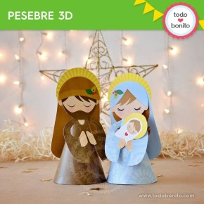 Niño Jesús: Pesebre 3D