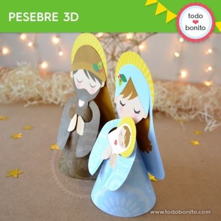 Niño Jesús: Pesebre 3D