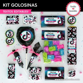 TikTok: kit etiquetas de golosinas