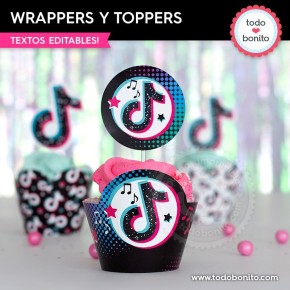 TikTok:  wrappers y toppers cupcakes