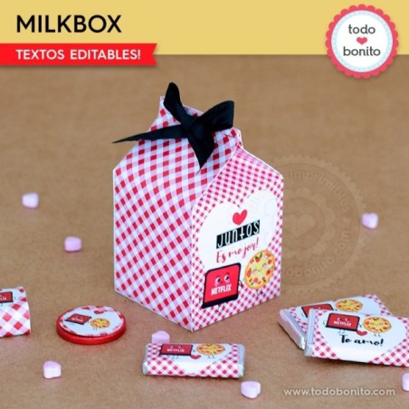 Netflix y Pizza: milkbox