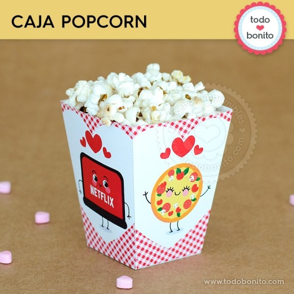 Barbie glitter: caja popcorn