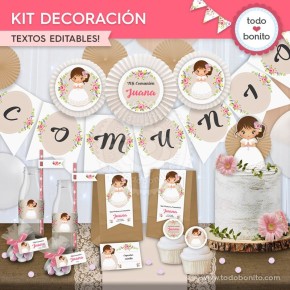 Primera Comunión modelo Juana: Kit decoración