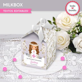 Primera Comunión modelo Justina: milkbox