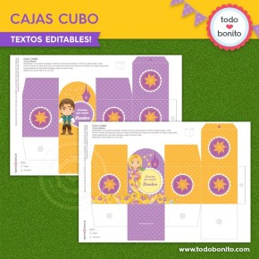 Rapunzel: cajas cubo