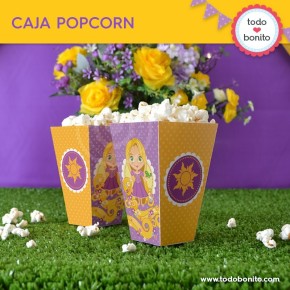 Rapunzel: caja popcorn para...