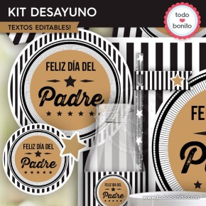 Labels: kit imprimible desayuno