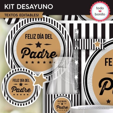 Labels: kit imprimible desayuno