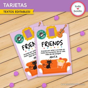 Labels: tarjeta imprimible y digital