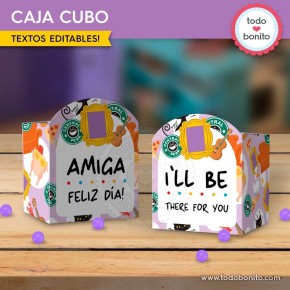 Labels: cajita cubo