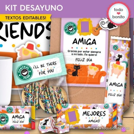 Labels: kit imprimible desayuno