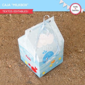 Animalitos de Mar: milkbox