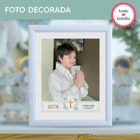 Follaje y Cruz: foto decorada