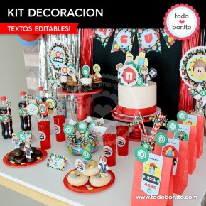 Roblox: kit imprimible decoración de fiesta