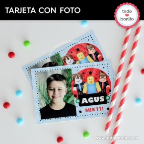 Roblox: tarjeta con foto