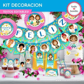 Encanto: kit imprimible decoración de fiesta