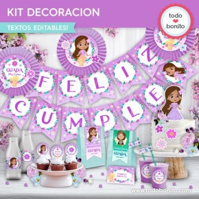 Encanto Isabela: kit imprimible decoración de fiesta