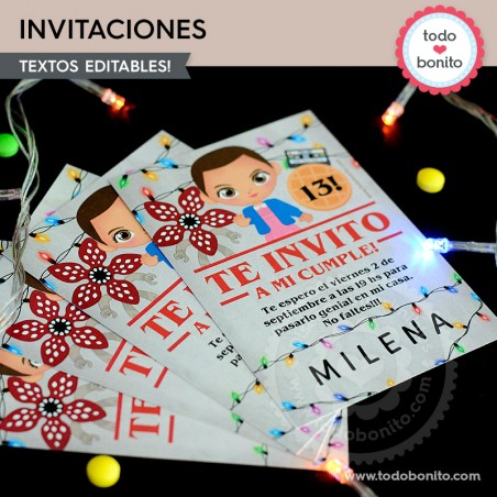 Stranger Things: invitación...