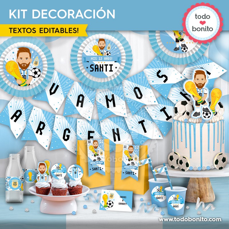 Mi primer añito, kits de fiesta para imprimir