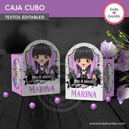 Merlina: caja cubo